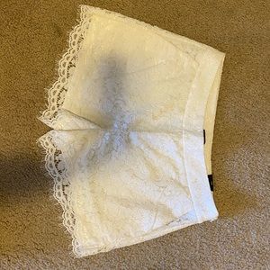 Express Lace Side zip shorts